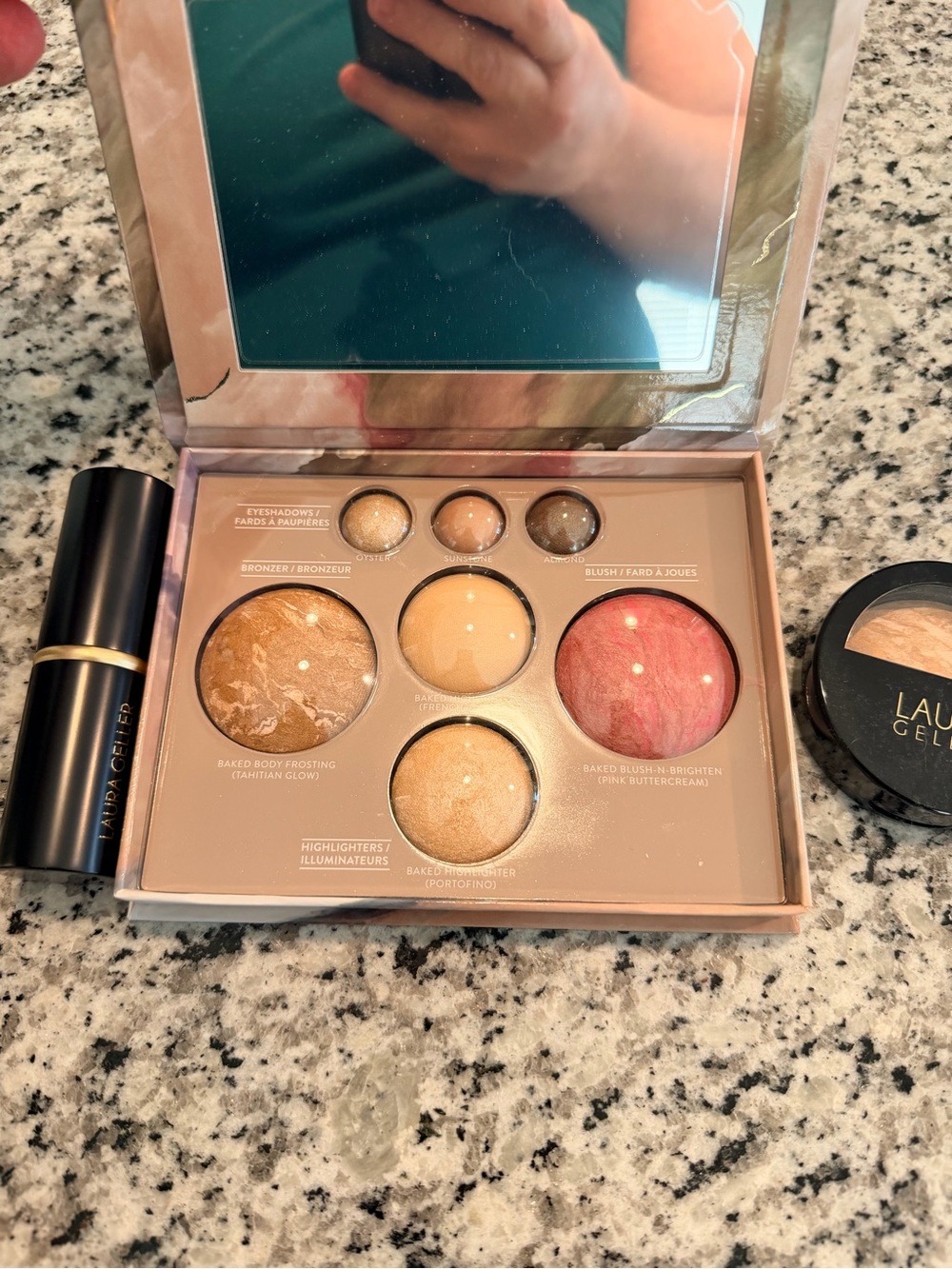 Laura Geller Eyeshadow & Face Palette in Rose and Neutral Tones - Picture 2 of 5